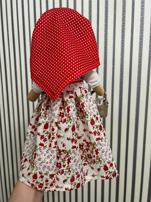 Фотография покупателя товара Набор для шитья. Интерьерная кукла «Василина», 30 см - Фото 4