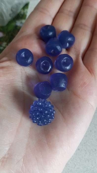 Фотография покупателя товара Молд силиконовый «Черника» 8 предметов 1.4×7.4×7.4 см - Фото 8