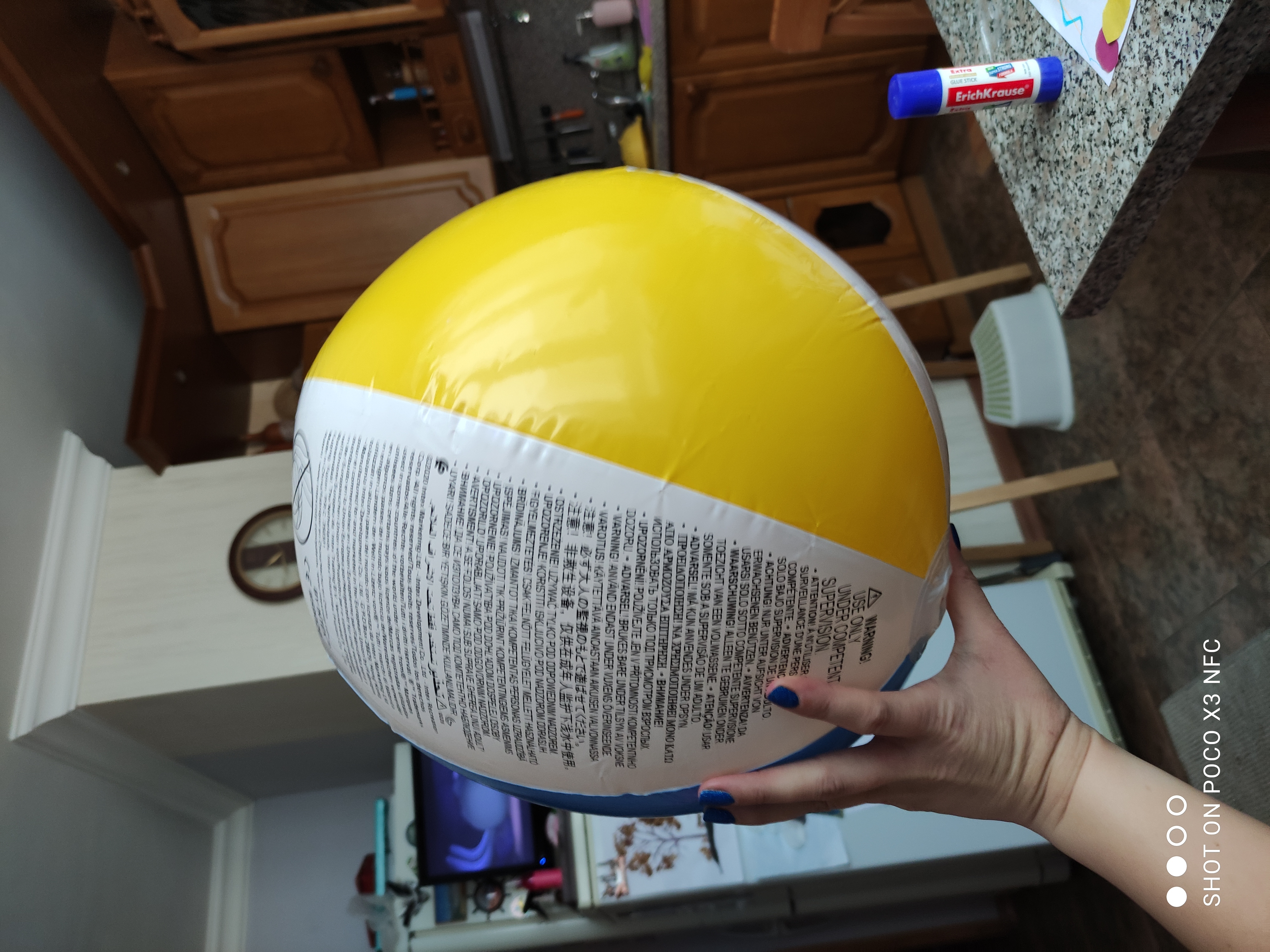 Фотография покупателя товара Мяч пляжный «Цветной», d=51 см, от 3 лет, 59020NP INTEX - Фото 3