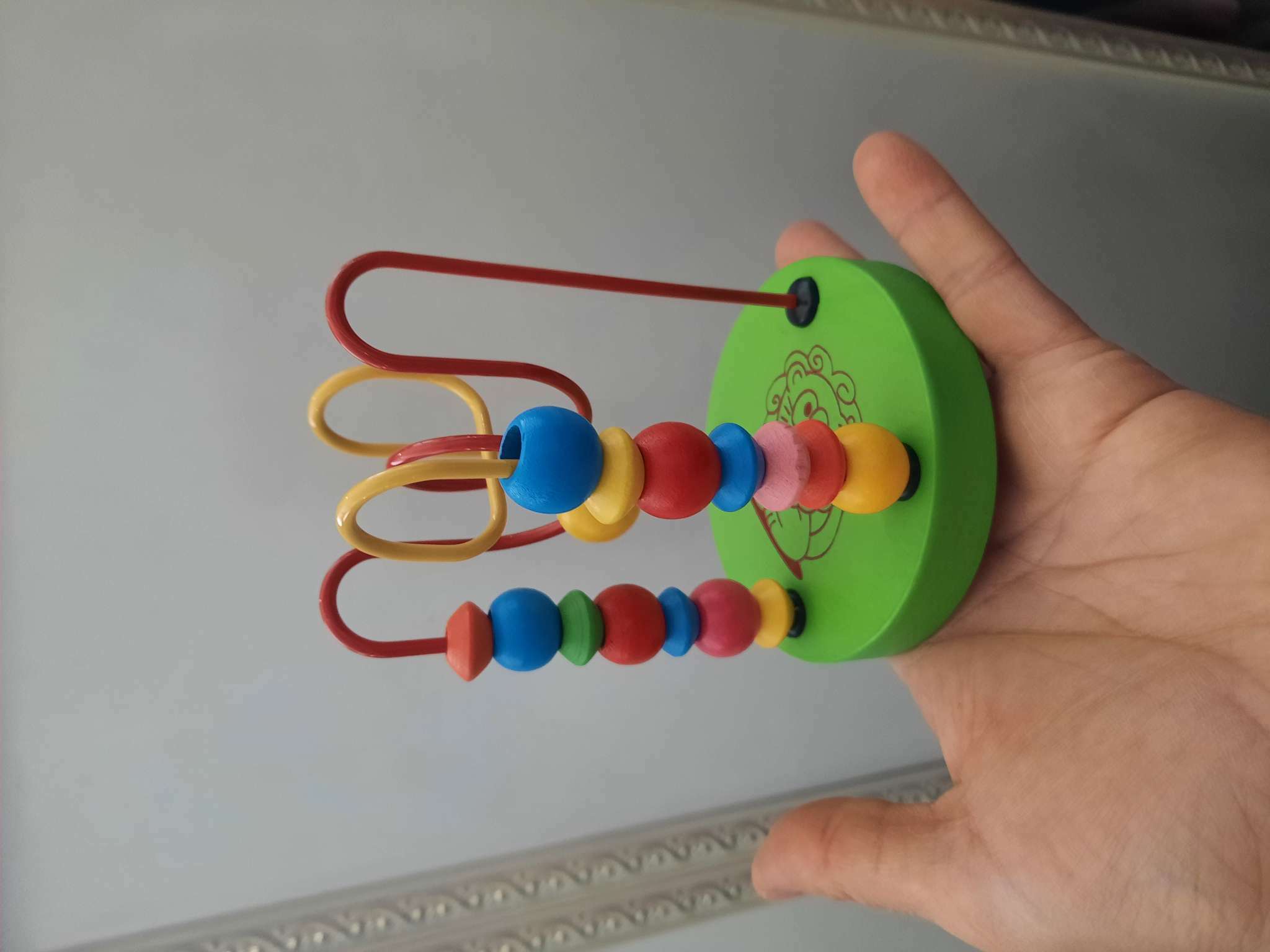 Фотография покупателя товара Игрушка из дерева для детей. Серпантинка «Лев», 2 завитка - Фото 2