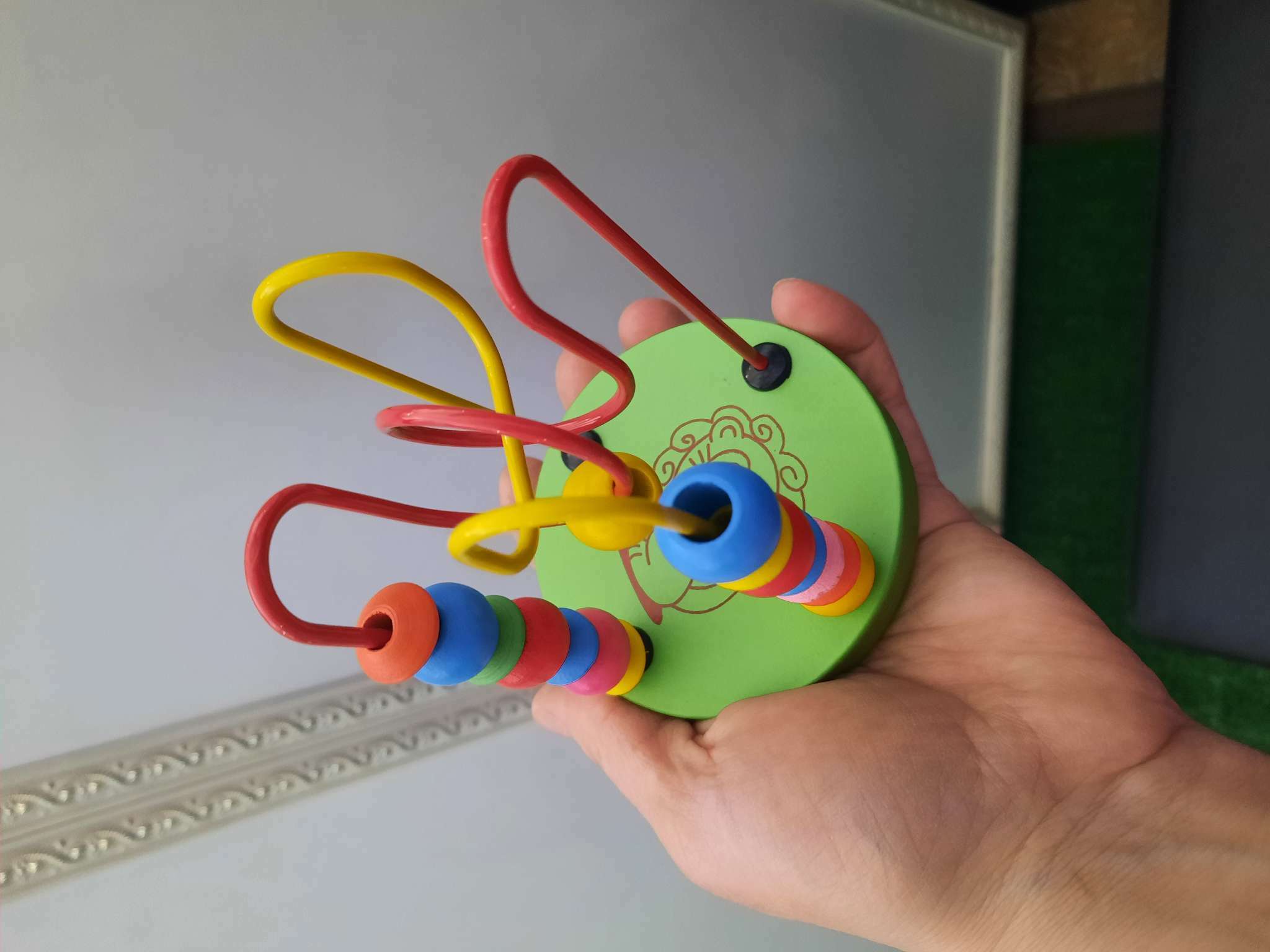 Фотография покупателя товара Игрушка из дерева для детей. Серпантинка «Лев», 2 завитка - Фото 1