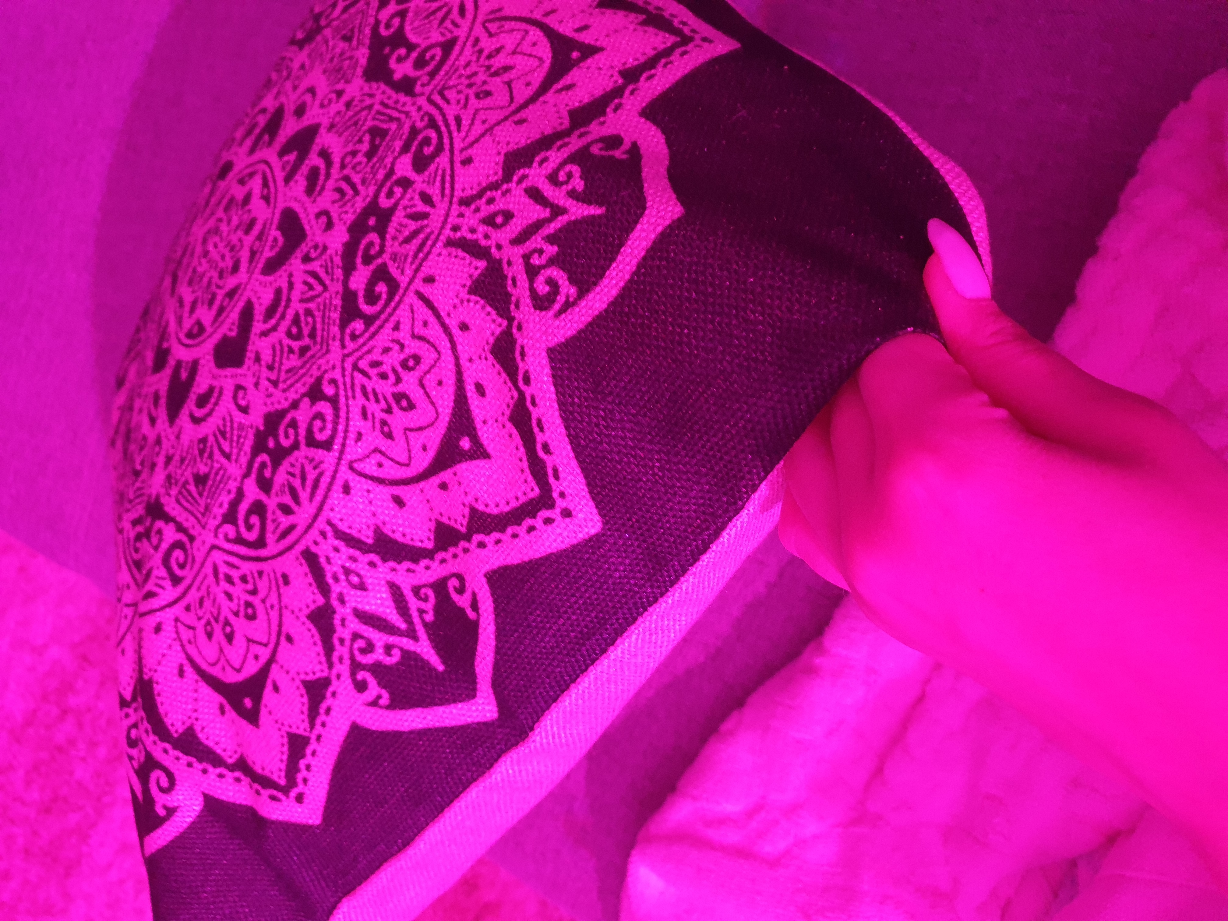 Фотография покупателя товара Декоративная подушка уличная «Этель» Треугольники, 45×45 см, репс с пропиткой ВМГО, 100% хлопок - Фото 4