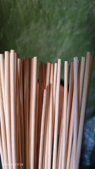 Фотография покупателя товара Веник массажный из бамбука 60см, 0,2см прут - Фото 13