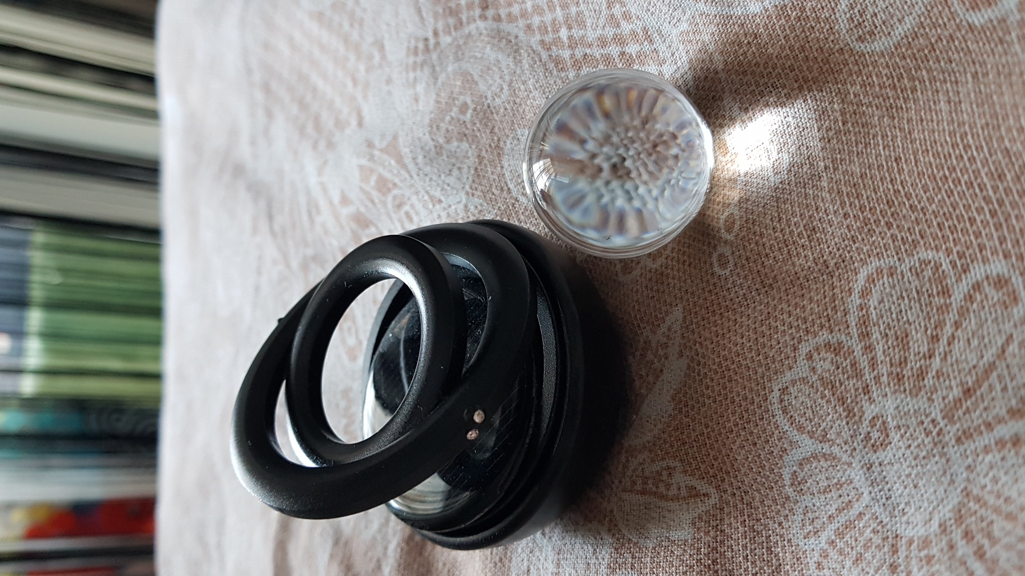 Фотография покупателя товара Аксессуар на панель, гравитационные кольца, вращается от солнца, серебро - Фото 6