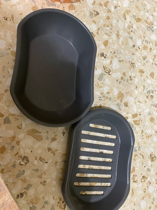 Фотография покупателя товара Мыльница с решеткой Альтернатива «Эконом», пластик, 13×9×3 см, МИКС - Фото 3