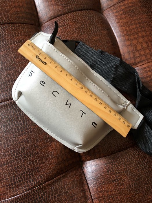 Фотография покупателя товара Сумка поясная, отдел на молнии, цвет серый - Фото 7