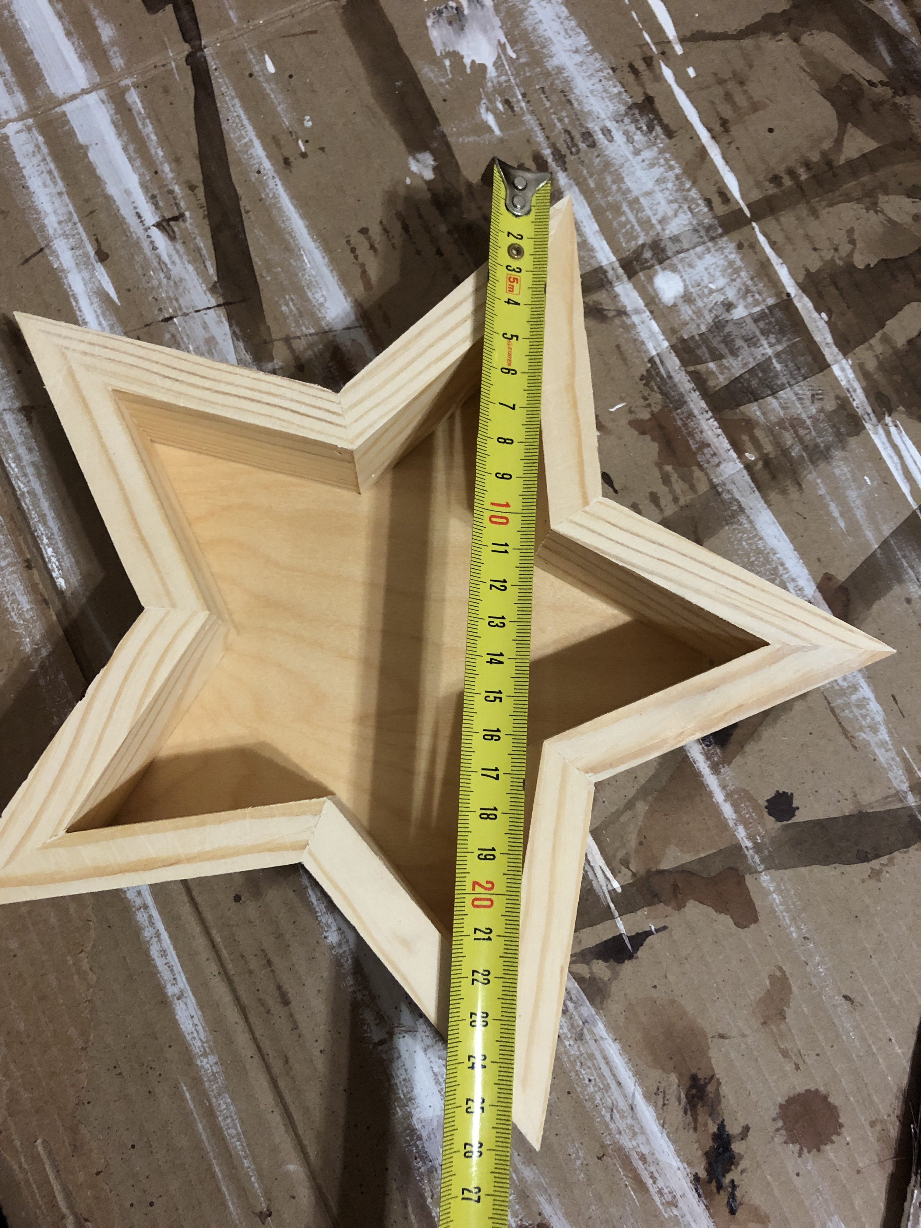 Фотография покупателя товара Кашпо деревянное 29×29×4.5 см "Звезда", натуральный Дарим Красиво - Фото 1