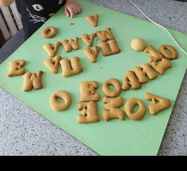 Фотография покупателя товара Набор форм для вырезания печенья «Русский алфавит», цвет голубой - Фото 5