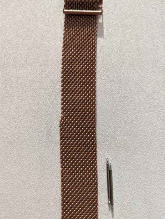 Фотография покупателя товара Ремешок для часов «Соломон», 22 мм, металл, длина 22 см, чёрный - Фото 6