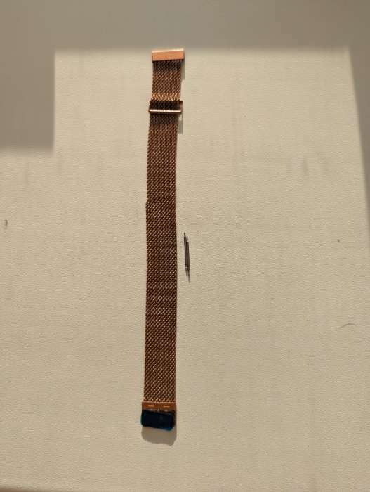 Фотография покупателя товара Ремешок для часов «Соломон», 22 мм, металл, длина 22 см, чёрный - Фото 4