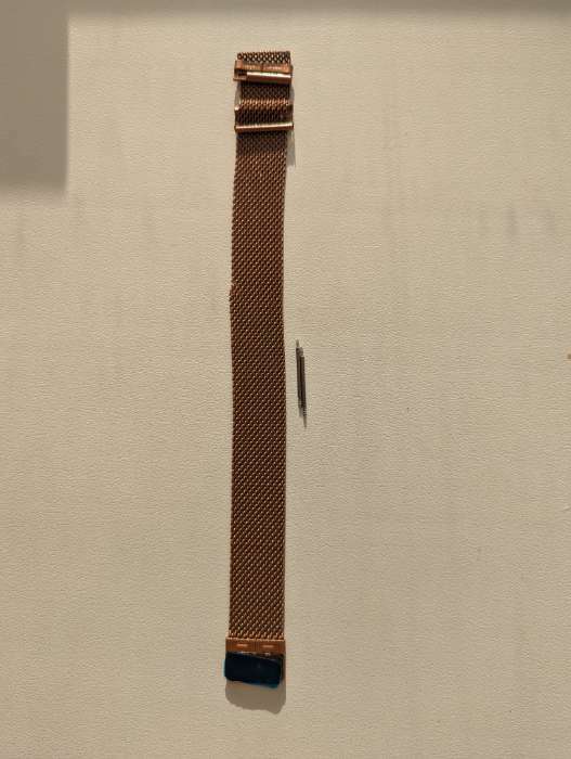 Фотография покупателя товара Ремешок для часов «Соломон», 22 мм, металл, длина 22 см, чёрный - Фото 5