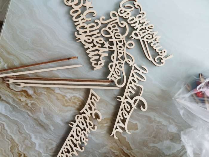 Фотография покупателя товара Топпер для торта «Поздравления на все случаи жизни», ассорти - Фото 3