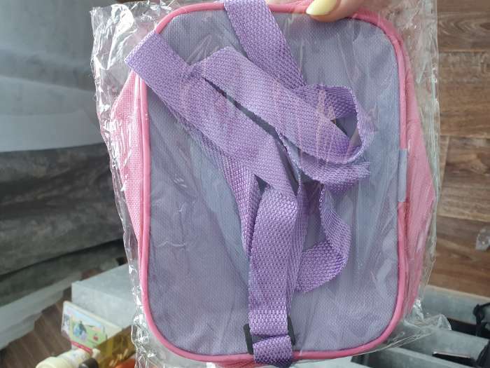 Фотография покупателя товара Сумка детская для девочки через плечо «Крольчонок» 17×13×5 см - Фото 2