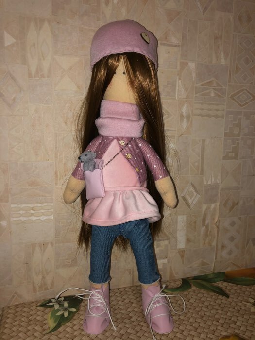 Фотография покупателя товара Набор для шитья. Интерьерная кукла «Нэтти», 30 см - Фото 10