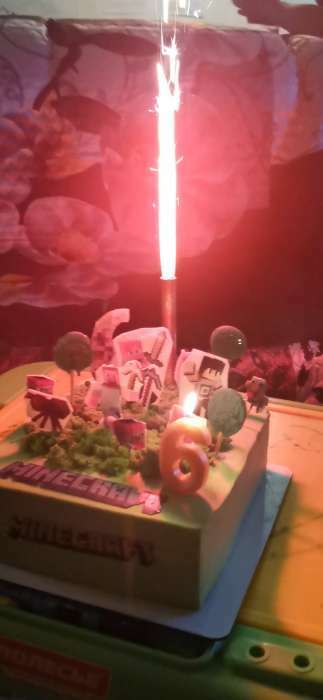 Фотография покупателя товара Свечи фонтаны для торта "Неон", 12,5 см, 40 секунд, цветное пламя, 4 шт - Фото 9