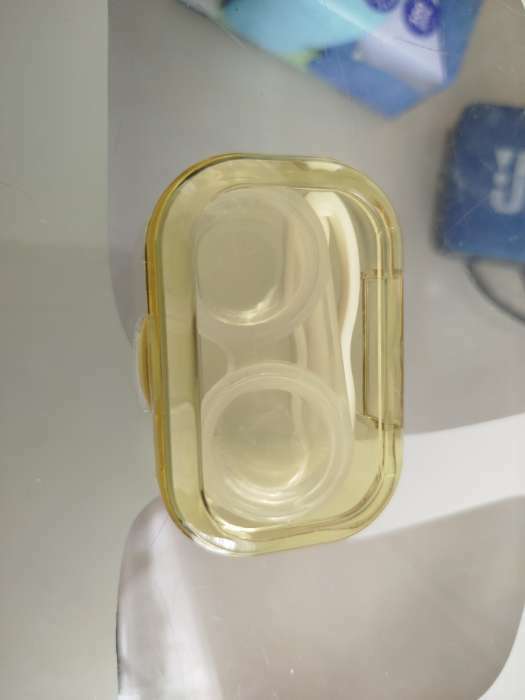 Фотография покупателя товара Набор для контактных линз, в футляре, 6.5 см × 4 см, 3 предмета, цвет МИКС
