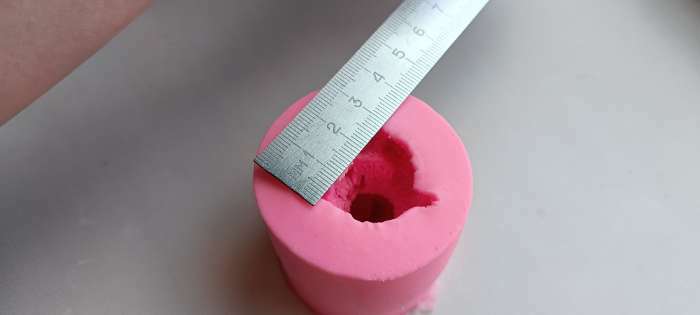 Фотография покупателя товара Молд «Мишутка», силикон, 5,8×5,8× 5,5 см, цвет розовый