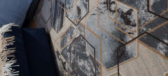 Фотография покупателя товара Ковер Спарта , размер 150х200см, цвет серый, полиамид 100%, войлок - Фото 1