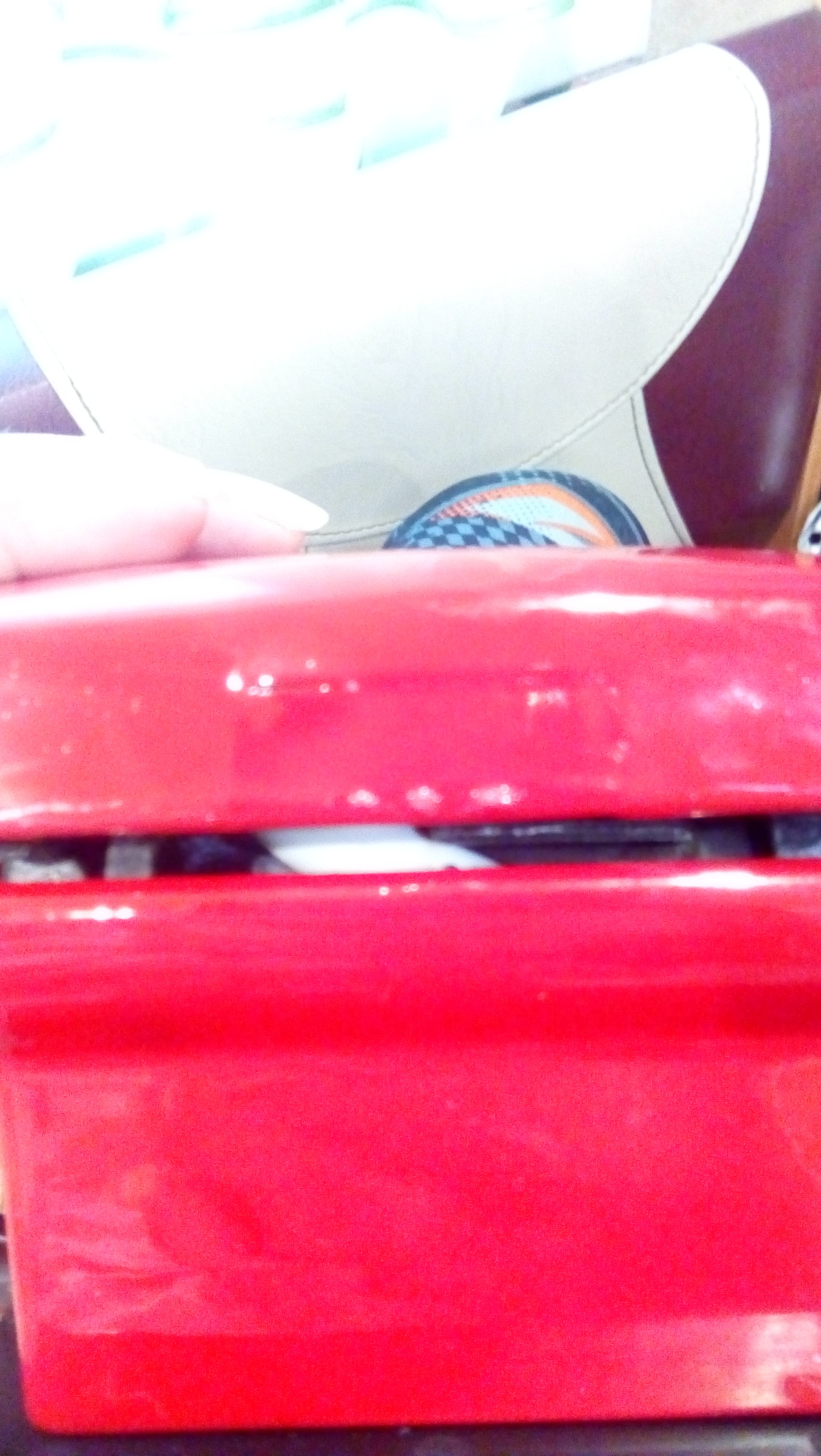 Фотография покупателя товара Электровафельница Centek CT-1441, 700 Вт, тонкие вафли, антипригарное покрытие, красная