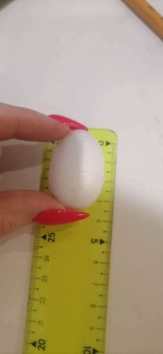 Фотография покупателя товара Яйцо из пенопласта (набор 12 шт.), размер 1 шт. 2.5×4 - Фото 3