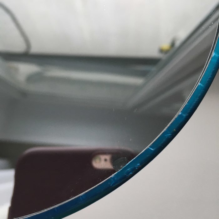 Фотография покупателя товара Зеркало настольное - подвесное «Круг», двустороннее, с увеличением, d зеркальной поверхности 16 см, цвет серебристый - Фото 7