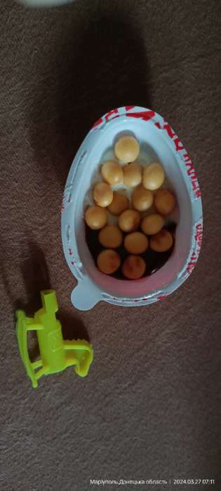 Фотография покупателя товара Печенье «Шокоприз» с шоколадной пастой и игрушкой, яйцо-сюрприз, для девочек, 15 г - Фото 3