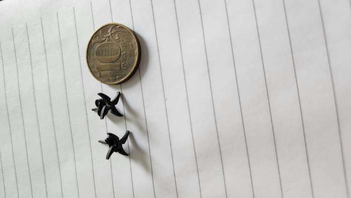 Фотография покупателя товара Серьги металл "Япония" сюрикены гвоздики, цвет чёрный - Фото 1