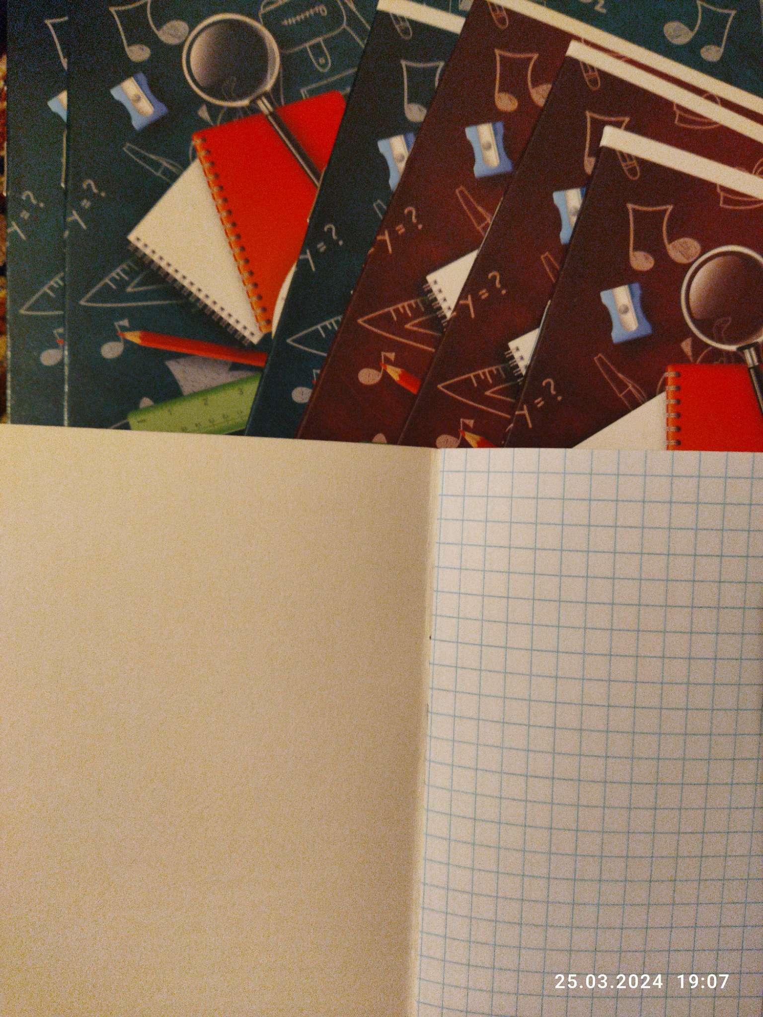 Фотография покупателя товара Тетрадь в клетку 12 листов А5, на скрепке «1 сентября: Цветная обложка», обложка мелованный картон, блок №2, 5 видов МИКС - Фото 1
