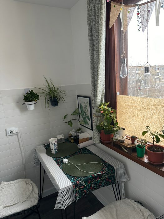 Фотография покупателя товара Подвес для кашпо «Одиночка», d=16 см, настенный, белый - Фото 16