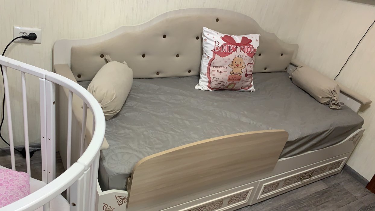 Фотография покупателя товара Бортик для кровати съемный Твист-1, 900х50х300, Венге - Фото 16