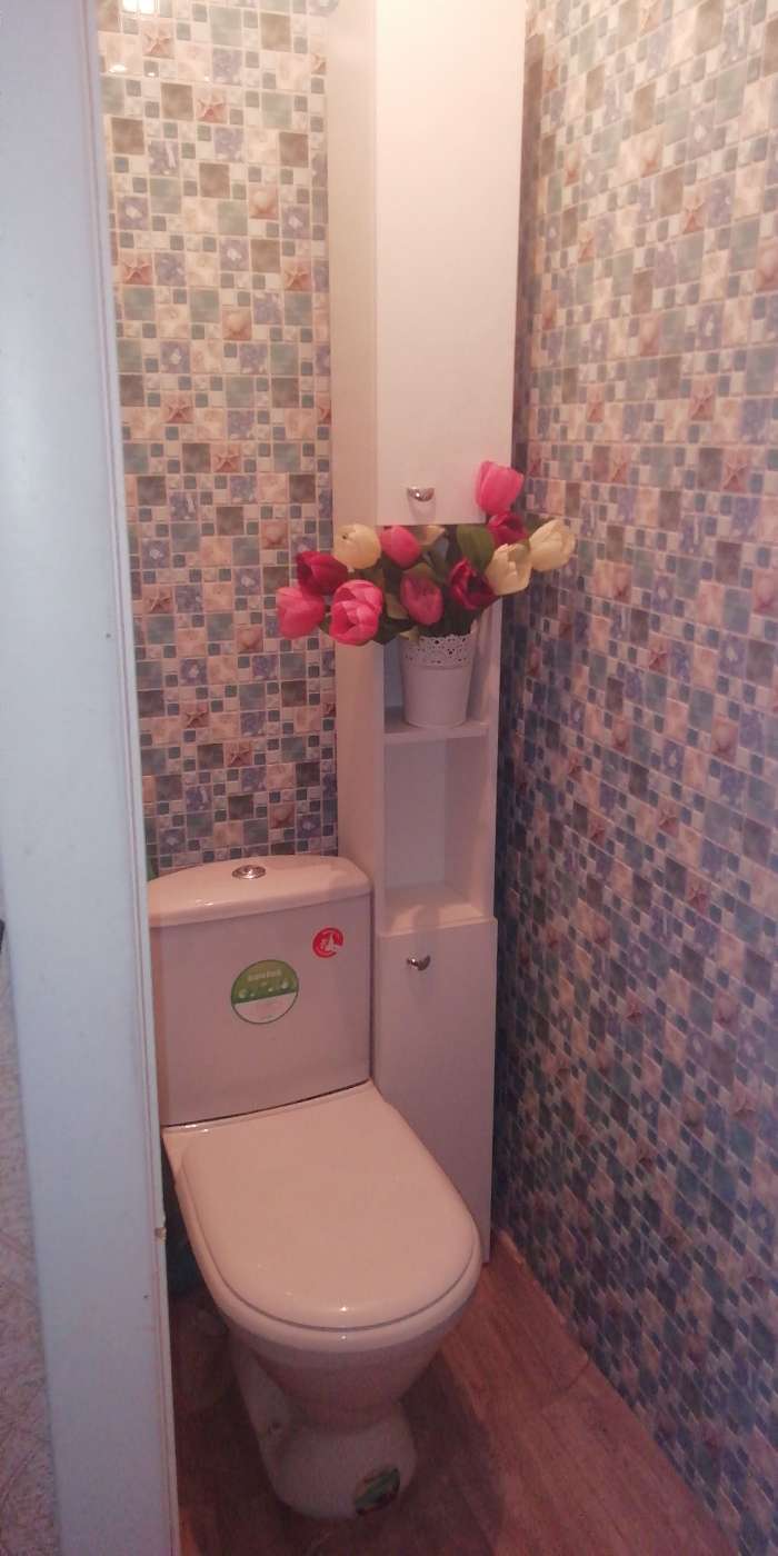 Фотография покупателя товара Пенал для ванной комнаты узкий "Вега 16" белый, 200 см х 20 см х 20 см - Фото 28