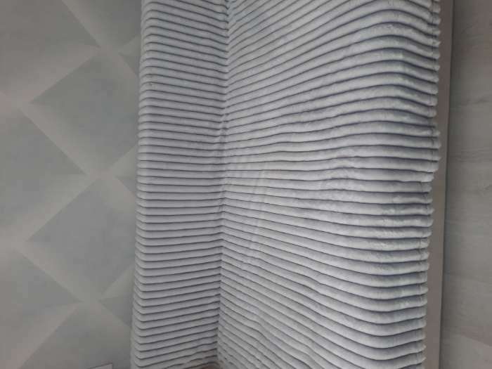 Фотография покупателя товара Плед евро, размер 200х220 см - Фото 2