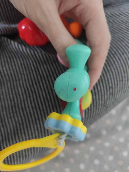 Фотография покупателя товара Растяжка на коляску/кроватку «Львята», 3 игрушки, цвет МИКС, Крошка Я