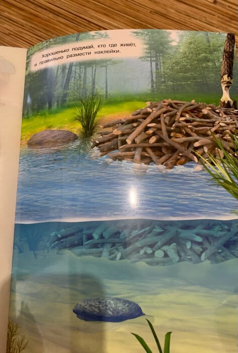 Фотография покупателя товара Многоразовые наклейки «Летом у реки» - Фото 3