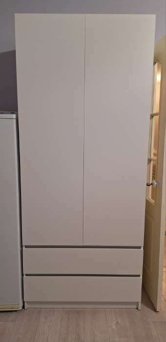 Фотография покупателя товара Шкаф двухстворчатый распашной «Клик Мебель. Мадера», 2 ящика, 900×500×2100 мм, цвет белый - Фото 25