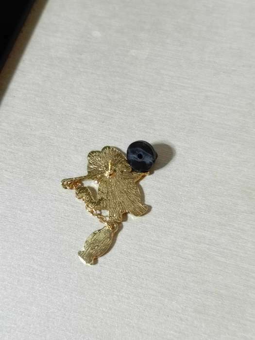 Фотография покупателя товара Набор значков (2 шт.) «Япония» котики, цветной в золоте - Фото 3