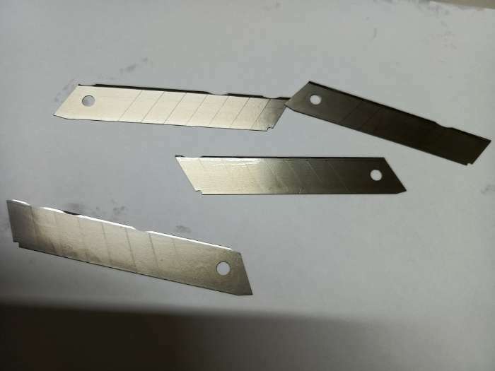 Фотография покупателя товара Лезвие для канцелярских ножей, 18 мм, набор 10 штук - Фото 4
