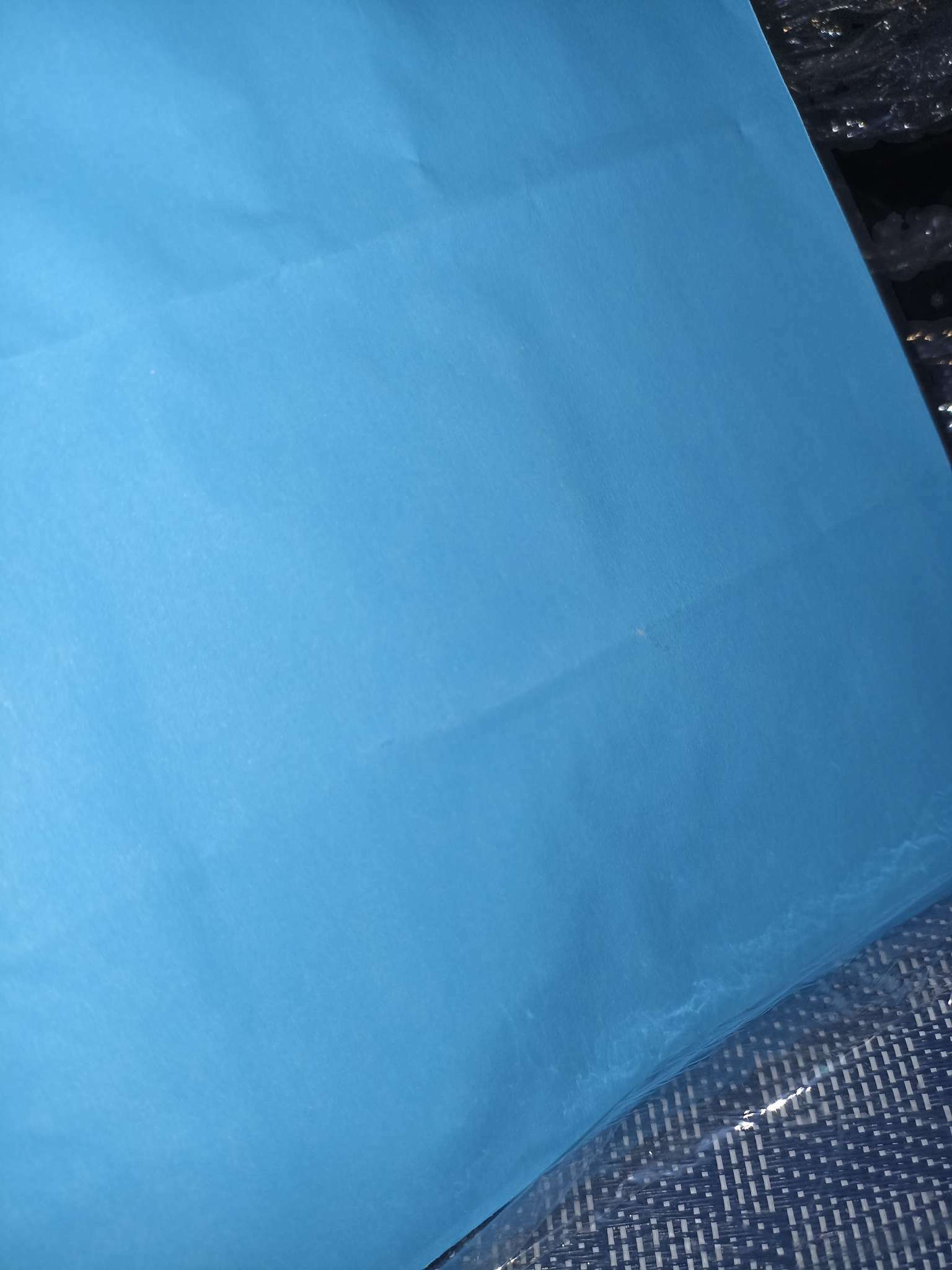 Фотография покупателя товара Пакет крафт "Радуга" голубой, 22 х 12 х 27 см - Фото 2