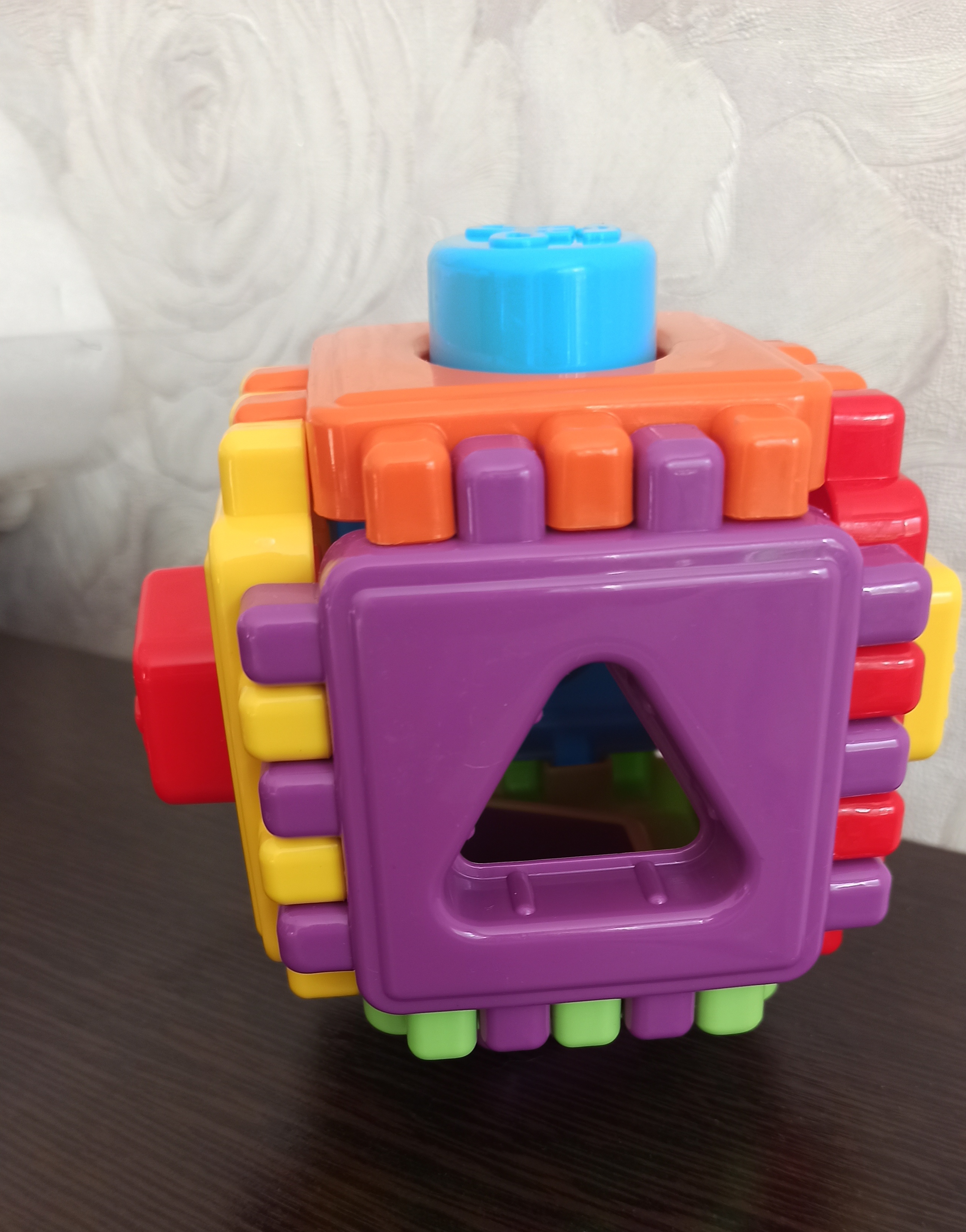 Фотография покупателя товара Развивающая игрушка Логический куб «Геометрик» 10,5х10,5х10,5см. - Фото 19