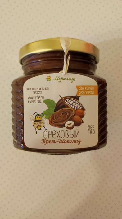 Фотография покупателя товара Урбеч «Крем-шоколад ореховый», 230 г - Фото 2