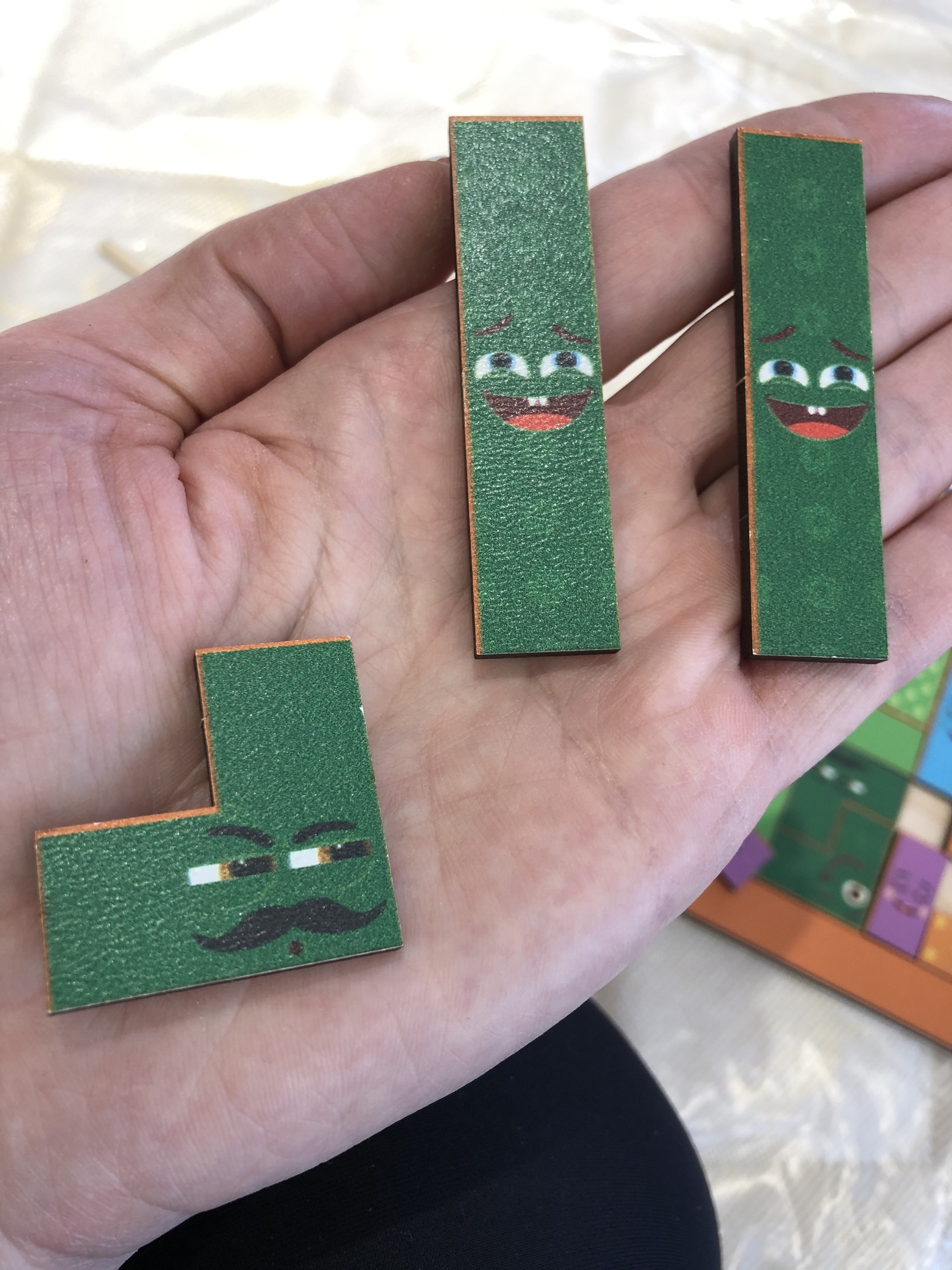 Фотография покупателя товара Головоломка-конструктор «Смайлики», большая - Фото 3