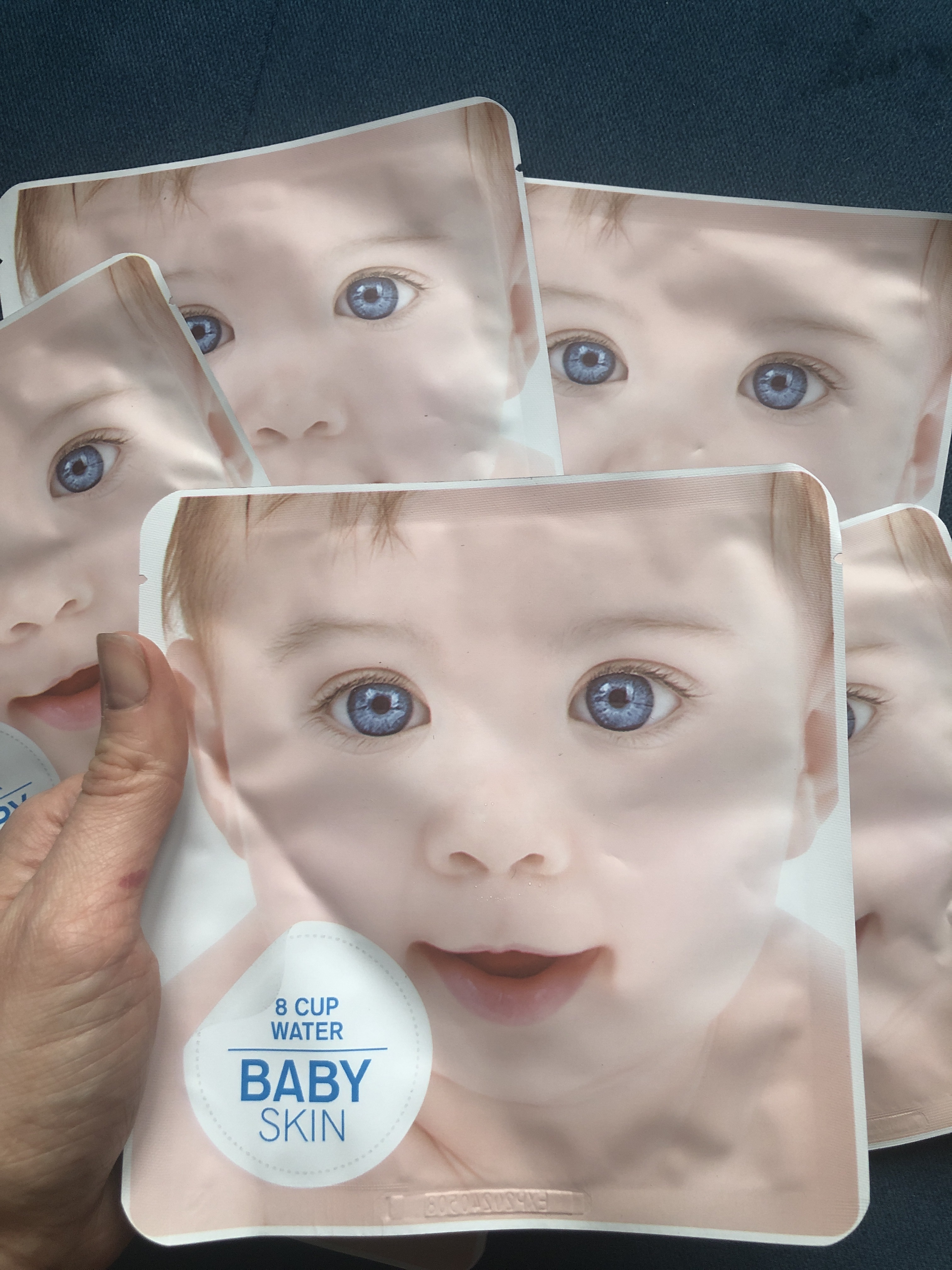 Фотография покупателя товара Маска тканевая Baby skin "Интенсивное увлажнение" для лица, антивозрастная - Фото 4