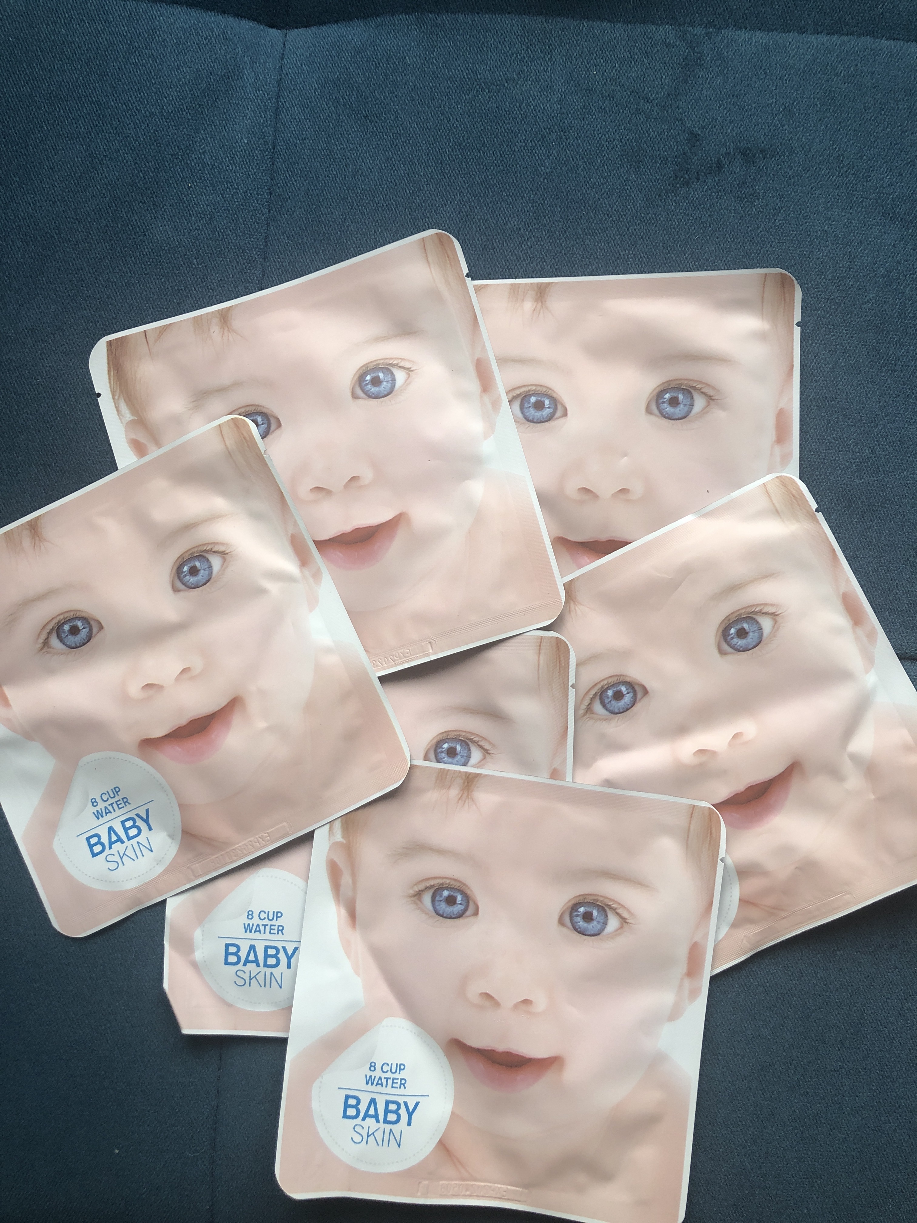 Фотография покупателя товара Маска тканевая Baby skin "Интенсивное увлажнение" для лица, антивозрастная