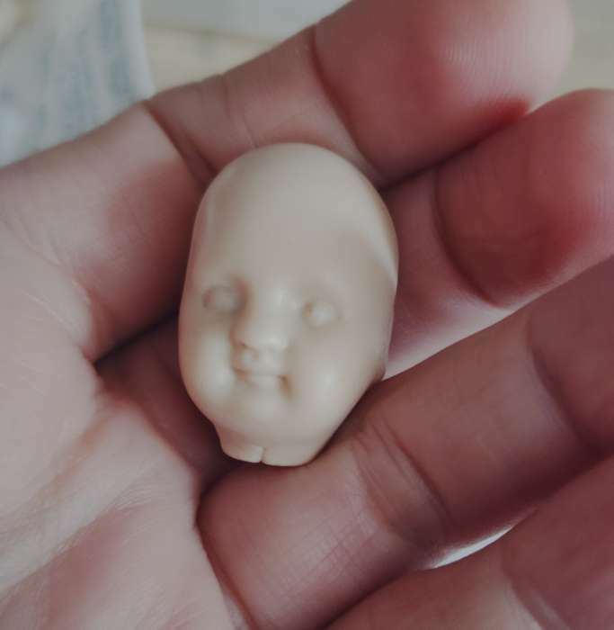 Фотография покупателя товара Молд силикон "Лицо младенца" №13 3х2х1,5 см - Фото 3