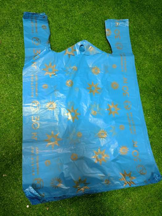 Фотография покупателя товара Пакет майка, полиэтиленовый "Звезды", синий, 33 х 53 см, 15 мкм - Фото 1