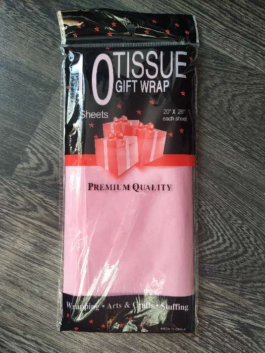 Фотография покупателя товара Бумага упаковочная тишью, розовая, 50 см х 66 см - Фото 6