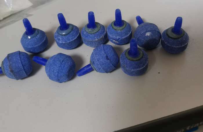 Фотография покупателя товара Распылитель воздуха кварцевый, 37 х 20 мм, синий