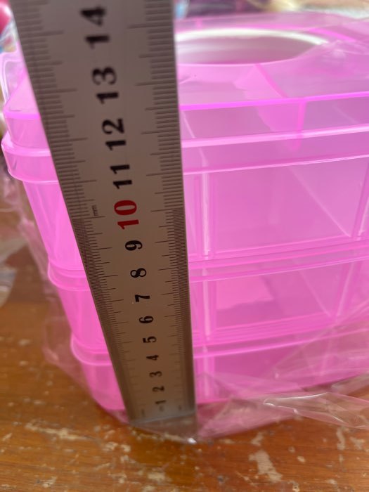 Фотография покупателя товара Органайзер для хранения, 3 яруса, 30 ячеек, 25×17×18 см, цвет МИКС - Фото 18