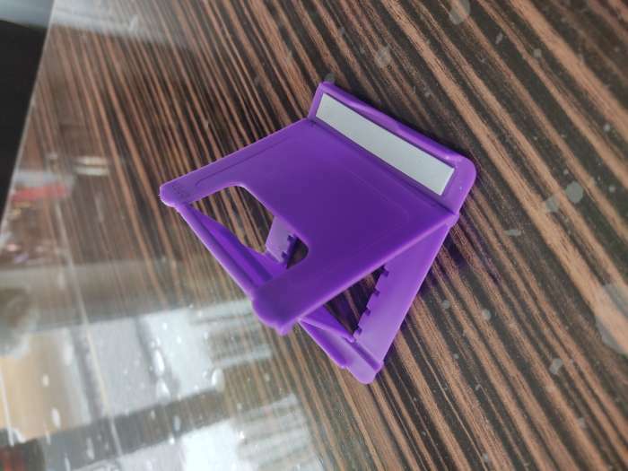 Фотография покупателя товара Подставка для телефона Luazon, складная, регулируемая высота, фиолетовая