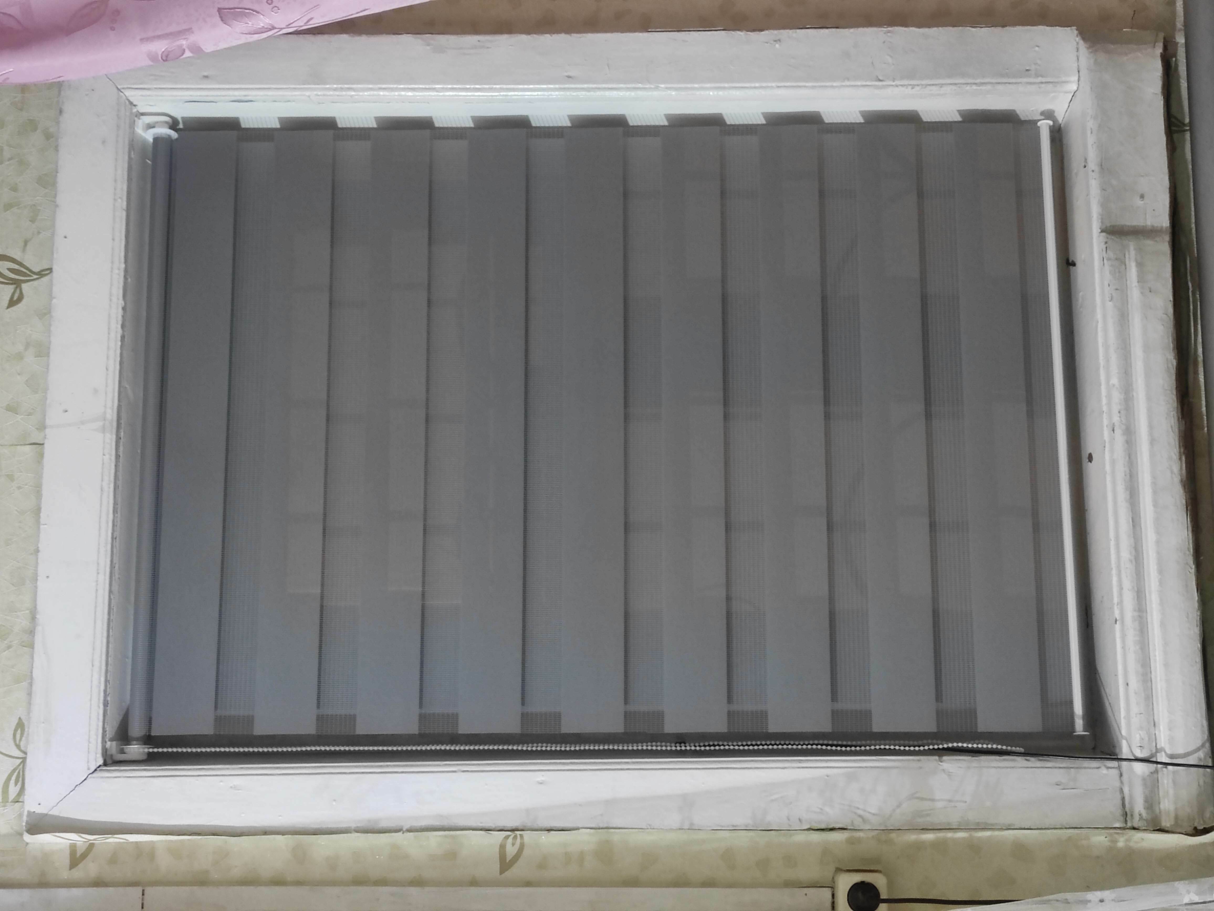 Фотография покупателя товара Рулонная штора день/ночь «Бейс», 80х160 см, цвет серый